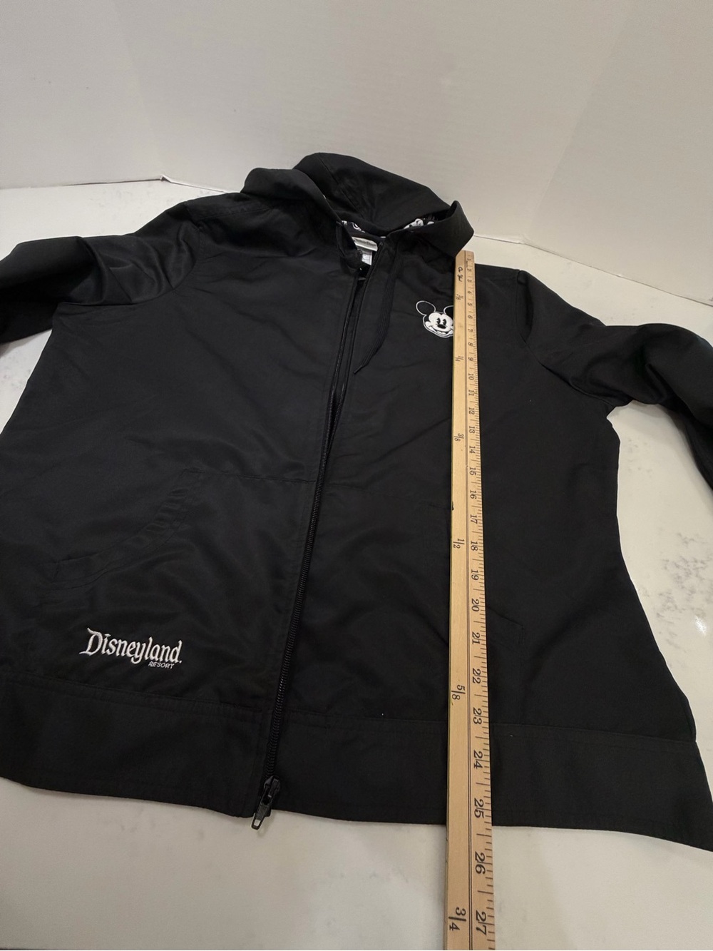 Disney Black Mickey Mouse Hooded Raincoat with Character Lining - Picture 12 of 15